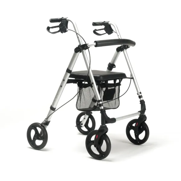 Vermeiren Déambulateur Rollator Ecoplus 4 roues avec panier