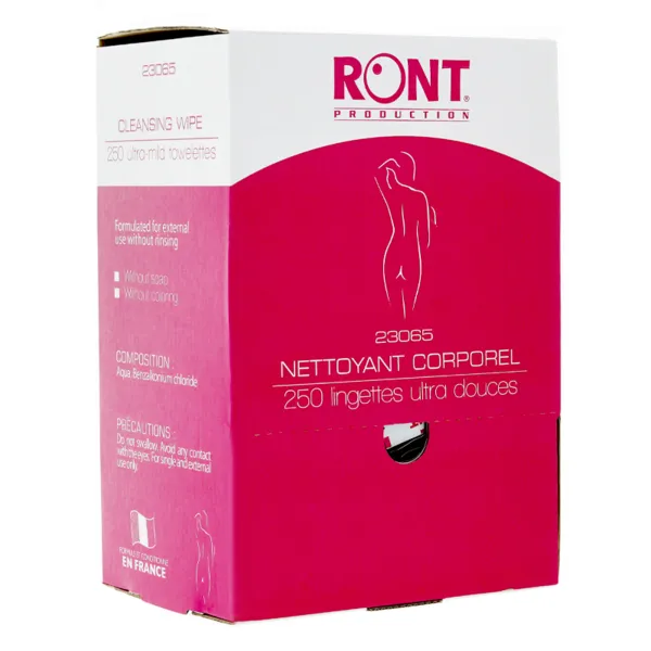 Ront nettoyant corporel lingettes