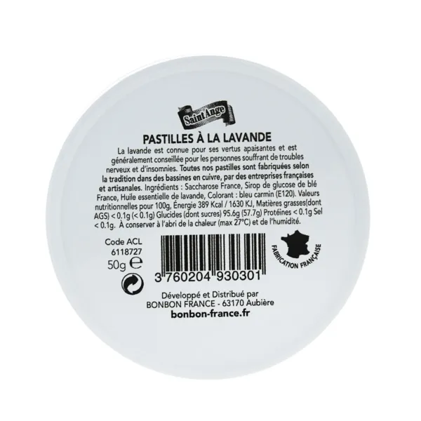 Saint Ange Pastilles à la lavande