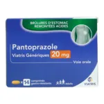 Pantoprazole 20 mg comprimé estomac