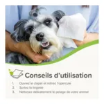 Beaphar Lingettes nettoyantes pour Chien et Chat