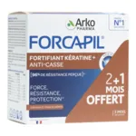 Forcapil Fortifiant kératine + Cheveux et ongles gélules