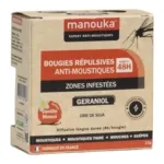 Bougie anti moustique répulsive Manouka