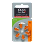 Quies audio piles pour appareil auditif modèle 13