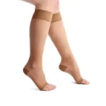 Venoflex Secret Chaussettes de Contention Pieds Ouverts Femme Classe 2