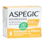 Aspégic 100 mg nourrisson sachet
