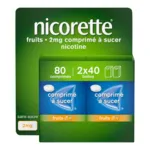 Nicorette 2 mg fruits comprimés à sucer