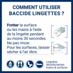 Baccide lingettes désinfectantes