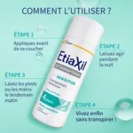 Etiaxil Pieds détranspirant peaux sensibles lotion