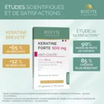 Biocyte Kératine Forte 500 mg anti-chute gélules