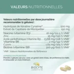 Biocyte Kératine Forte 500 mg anti-chute gélules