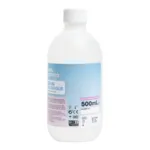 Sérum physiologique en bouteille