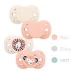 Biolane Sucette anatomique silicone 6-18 mois