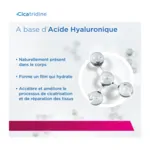 Cicatridine crème à l'acide hyaluronique