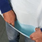 Bavoir adulte à poche 3 plis