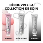 Marvis dentifrice blanchissant menthe
