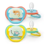 Avent Ultra Air sucette symétrique Nuit +18 mois