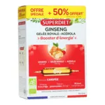 Super Diet Ginseng Gelée royale Acérola bio ampoules