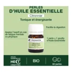 Pranarom Perles d'huile essentielle de Citronnier Bio capsules