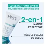 Uriage Hyséac Mat fluide hydratant matifiant SPF 50+