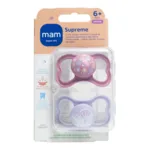 MAM Supreme Sucette anatomique silicone +6 mois
