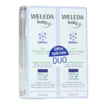 Weleda Bébé Crème pour le change 3 en 1 mauve blanche Bio