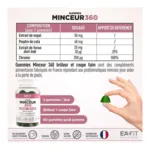 Eafit Minceur 360 Brûleur + Coupe faim gummies