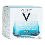 Vichy Minéral 89 crème boost d'hydratation 100h texture riche