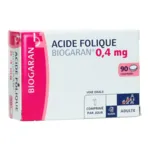 Acide folique 0,4 mg comprimés