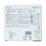 Sigvaris Styles Motifs Marinière Chaussettes de contention Femmes Classe 2