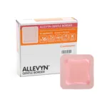 Allevyn Gentle Border Carré pansement adhésif siliconé