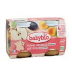 Babybio Petits Pots bébé Pomme Mirabelle Quetsche