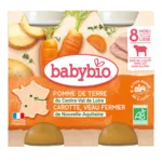 Babybio Petits Pots bébé pomme de terre carotte veau