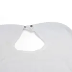 Bavoir imperméable 2 faces coton blanc 70 x 50 cm