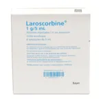 Laroscorbine 1 g/5 ml solution injectable IV ampoules