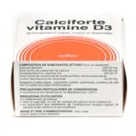 Calciforte vitamine D3 comprimés