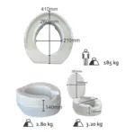 Réhausse WC Contact Plus