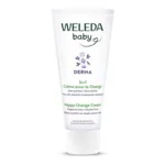 Weleda Bébé Crème pour le change 3 en 1 mauve blanche Bio