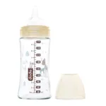 Dodie Biberon verre Tétine plate Débit moyen 270 ml