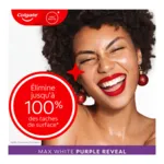 Colgate dentifrice MaxWhite Purple reveal