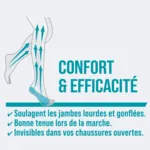 Epitact Semelles invisibles jambes légères