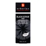 Erborian Black scrub mask masque exfoliant 2 en 1