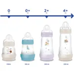 MAM Biberon Easy Start débit moyen 260 ml