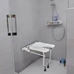Siège de douche mural