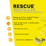 Fleurs de Bach Rescue orange sureau pastilles