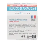 Granions décontractant musculaire baume chauffant