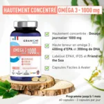 Granions Oméga 3 1000 mg capsules