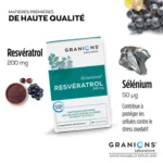 Granions resvératrol 200 mg comprimés