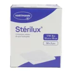 Stérilux compresse de gaze 10 cm x 10 cm