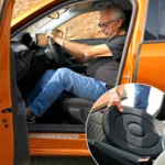 Coussin pivotant de voiture